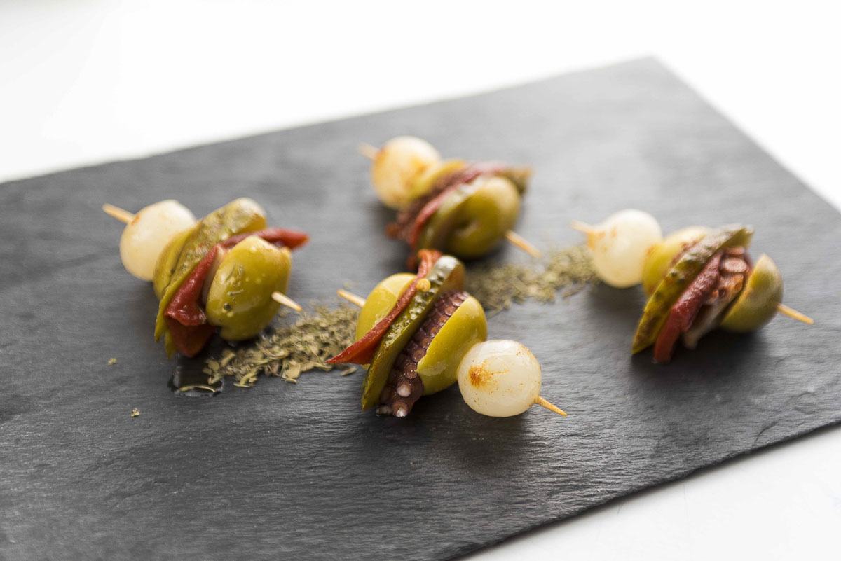 Montaditos de Pulpo